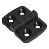 Hinge Combi Hinge Mini Plastic 20 / 20 Non-detachable 30 x 39 mm black