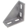 Aluminium die-cast angle, 20/40 mm, slot 6, for M5, plain
