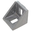 Aluminium die-cast angle, 20 mm, slot 5, for M4, plain