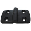 Hinge Combi Hinge Plastic Right 45 / 45 Detachable 48 x 87 mm black