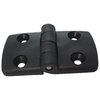 Hinge Combi Hinge Plastic 45 / 45 Non-detachable 48 x 87 mm black
