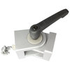 Pivot Joint 45x45 with Locking / Clamping Lever, Slot -/8/10 Aluminum Die Cast