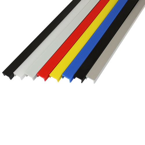 Cover Profile Strip Slot 10 - Type B - different colours, 1 m