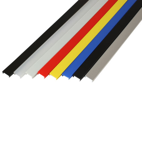 Cover Profile Strip Slot 8 - Type B - different colours, 2 m
